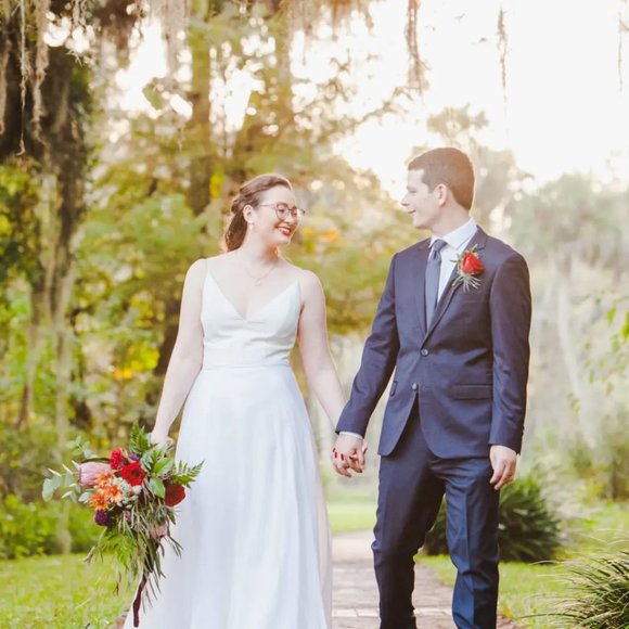 Ayr by Dear Heart Flowy Wedding Dress - Picture 15 of 16